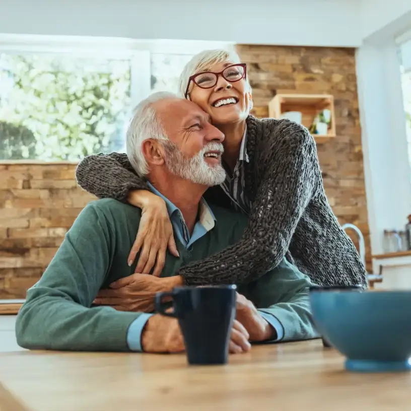 Older couple with Silver health insurance