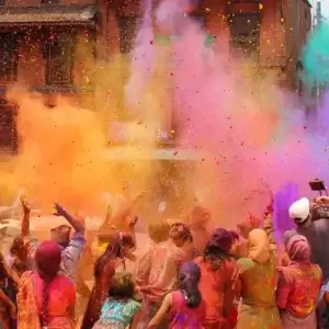 Holi celebration India