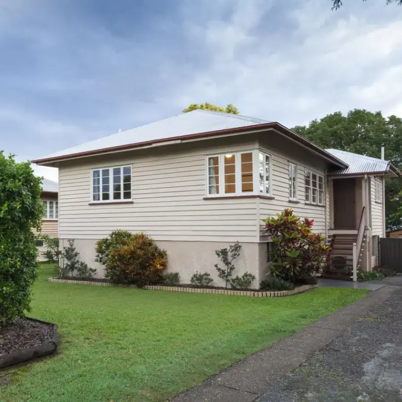 Front yard of an Australian home