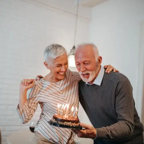 seniors who are celebrating a birthday