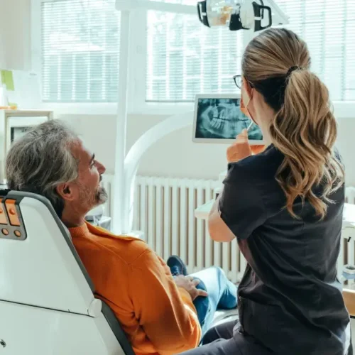Man gets x-rays with major dental cover