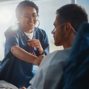 Man has his heart checked