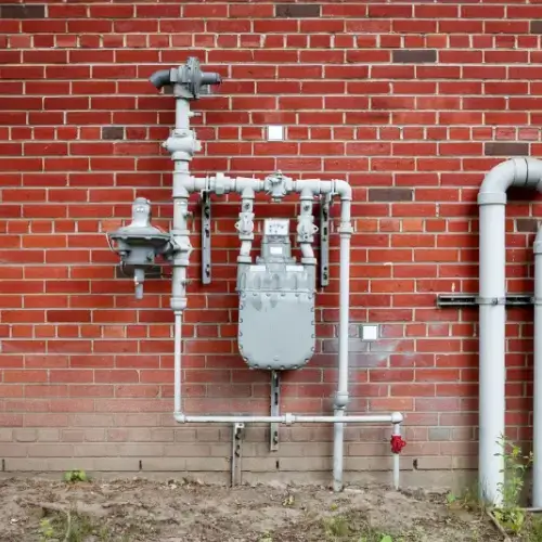 gas meter oustide a home