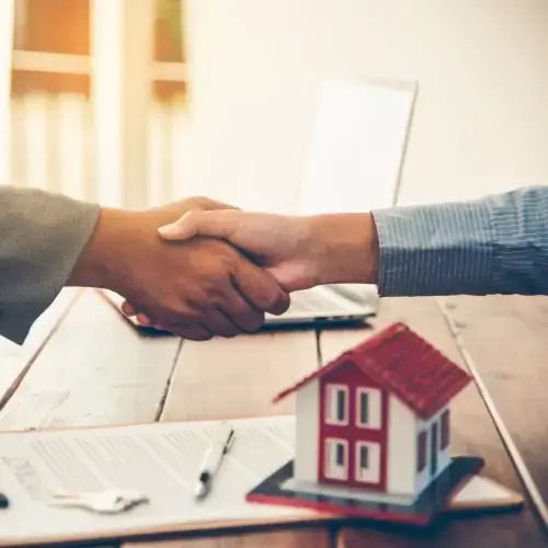 handshake deal buying house cash