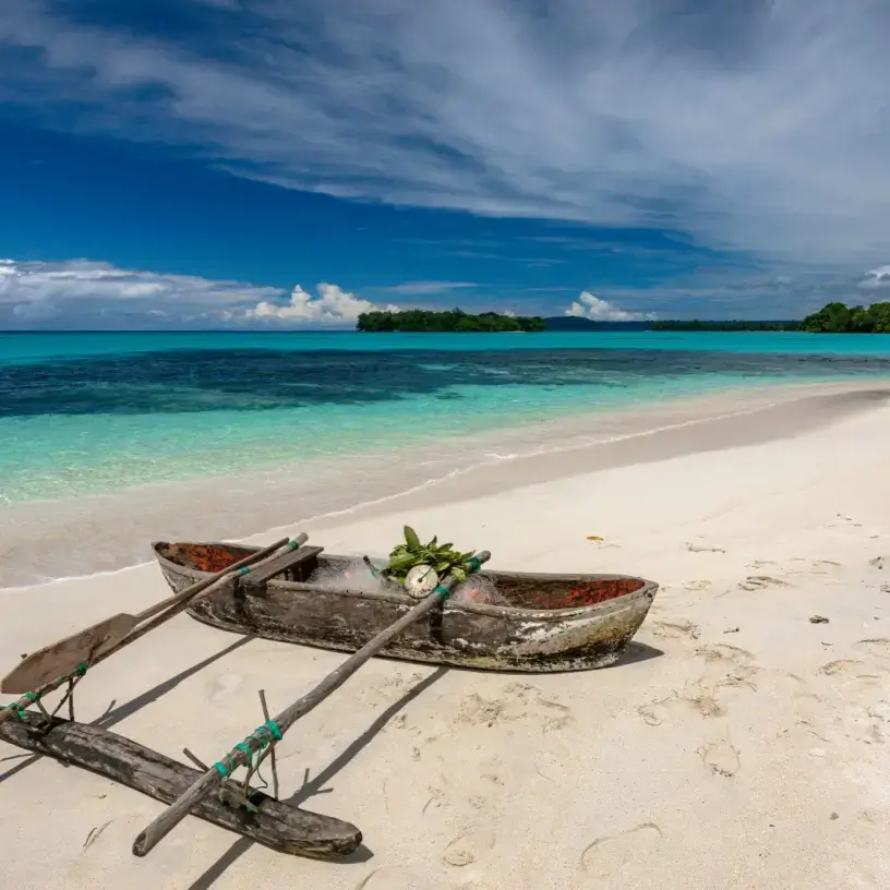 Port Orly beach in Vanuatu