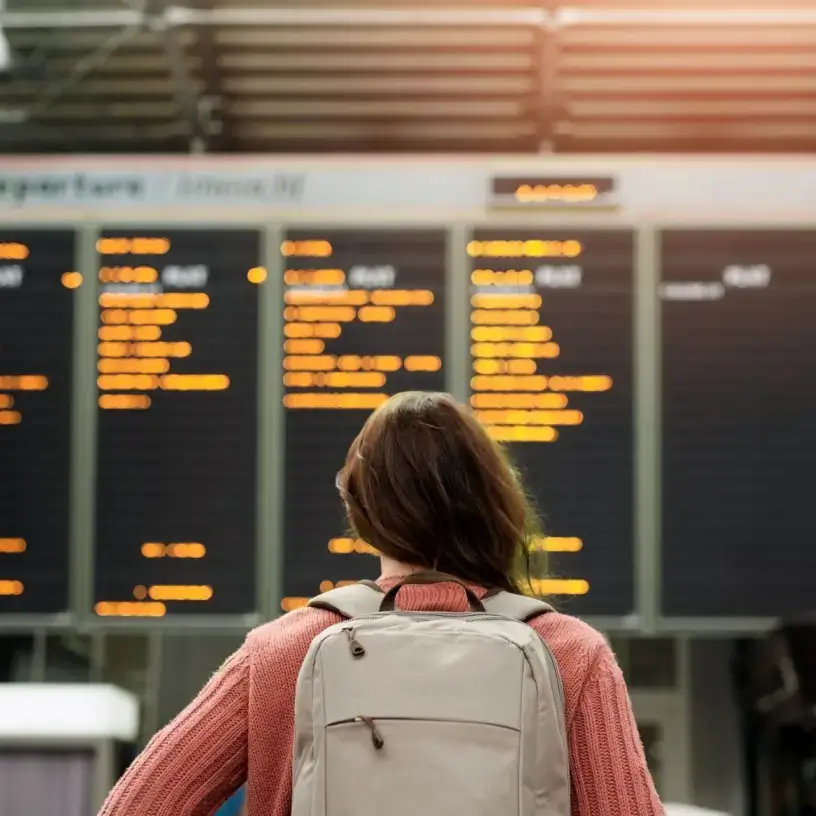 Woman with mental health conditions ready to travel