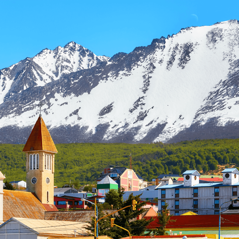 Mountains over Ushuaia, Argentina