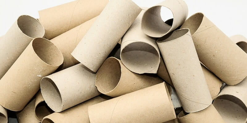 Repurpose cardboard tubes
