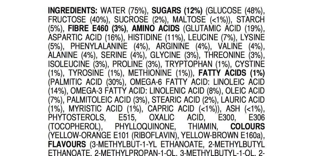 How To List Ingredients On Food Label At Rose Braddon Blog
