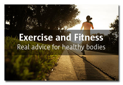 girl running - symbol for exercise and fitness