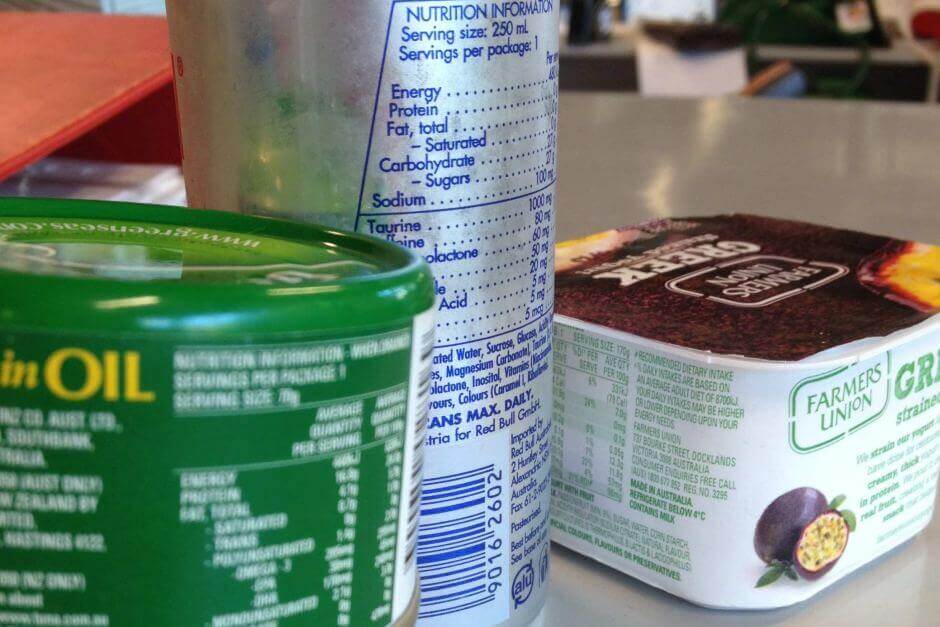 Guide to Australian food labelling