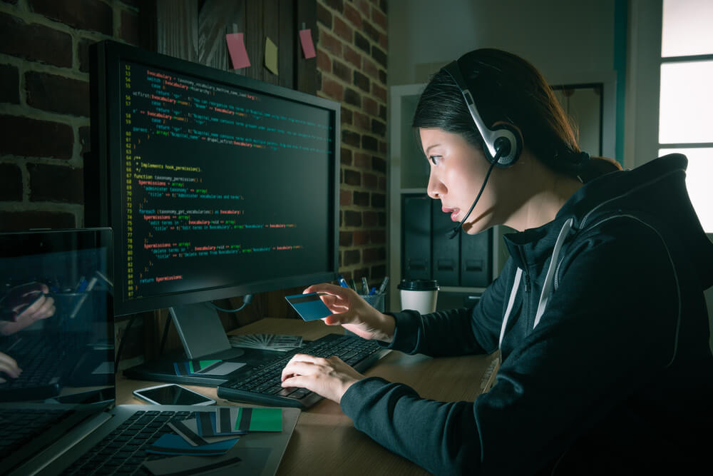 young man resembling a hacker