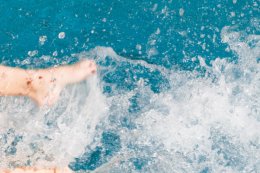 kids swimming in pool fun