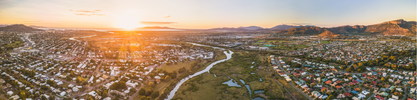sunrise over Townsville
