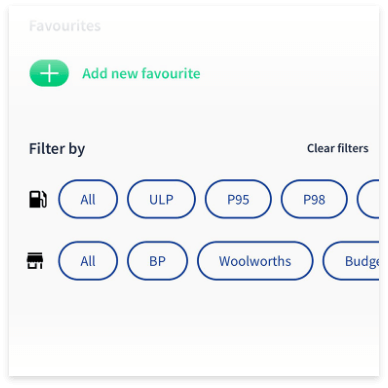 fuel app filters