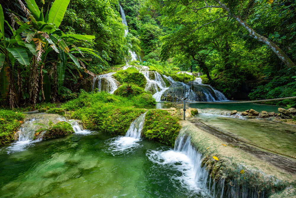 Stunning Mele Maat Cascades in Port Vila, Efate Island, Vanuatu, South Pacific