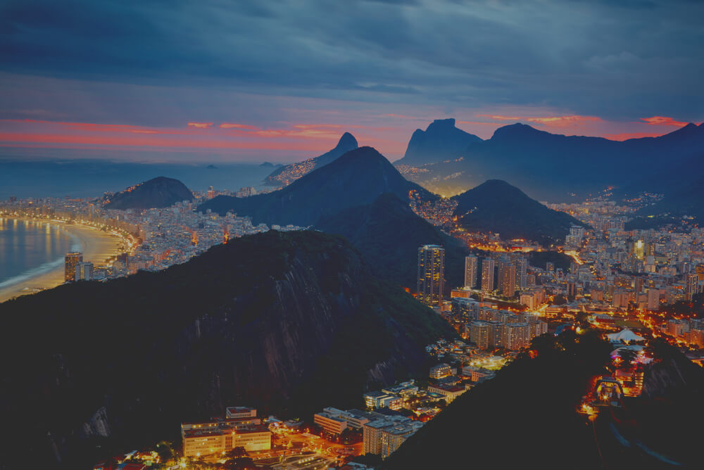 Brazil at night