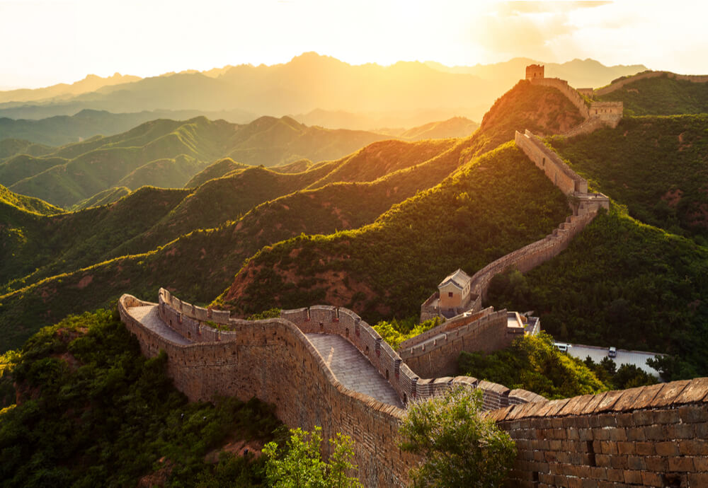 great wall in china
