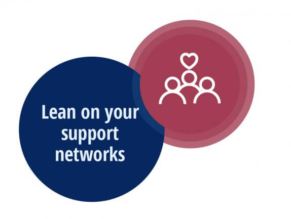 Lean on your support networks