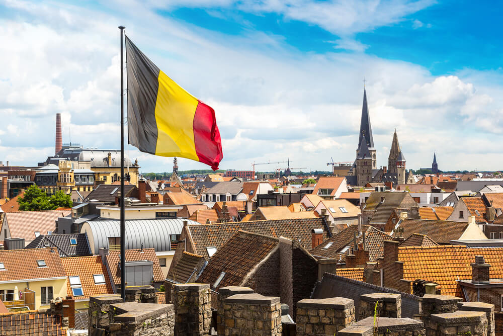 Belgium flag at Gravensteen