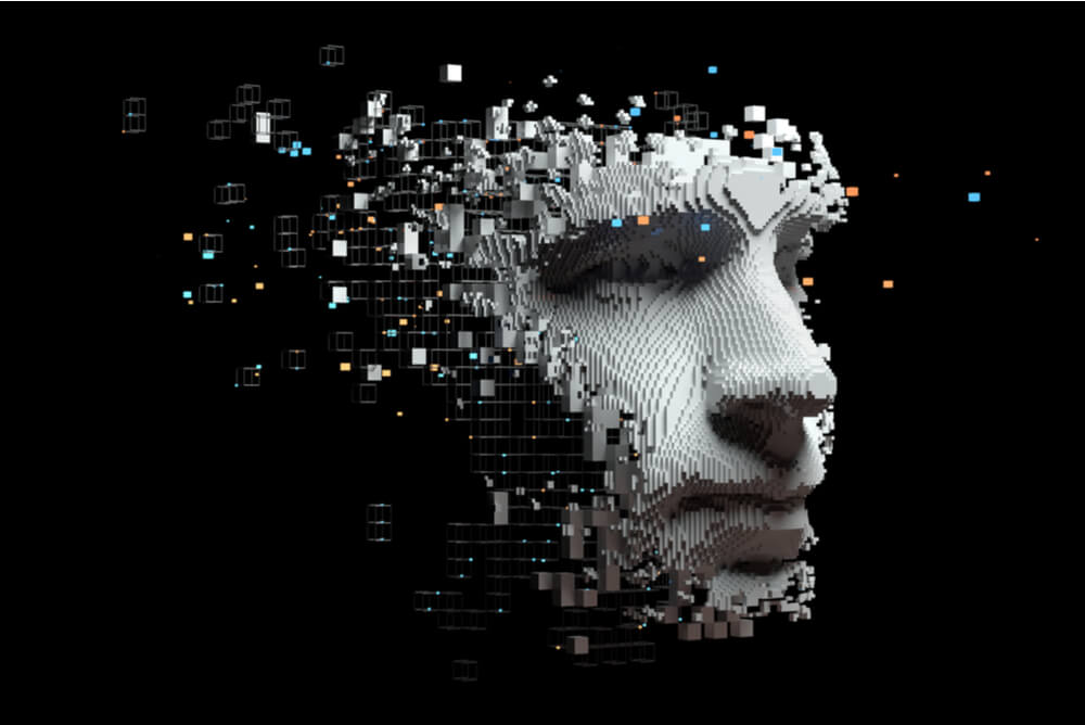 An AI generated face