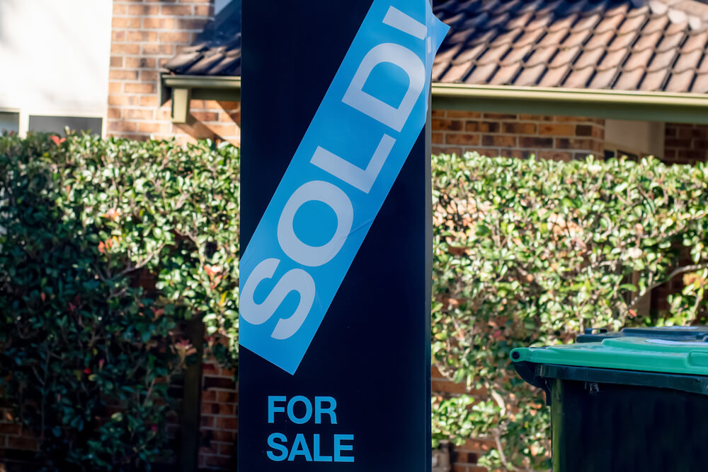 property sold sign