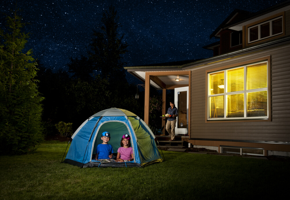 backyard glamping