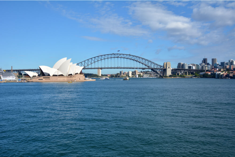 a view of Sydney harbour