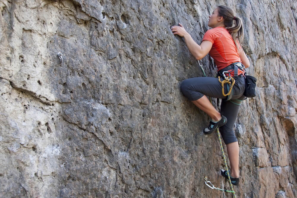 Rock climbing