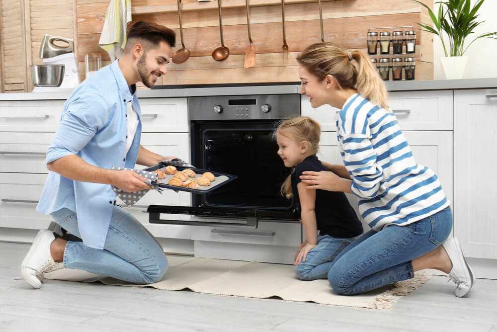 Family using electricity during COVID-19 pandemic