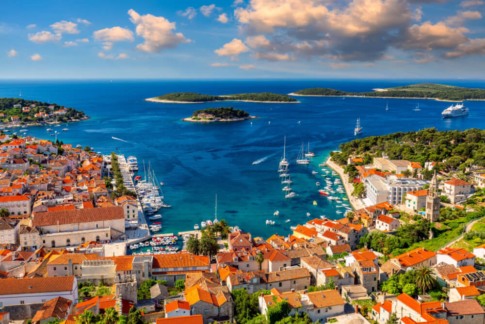 Holiday destination Hvar Croatia in Europe