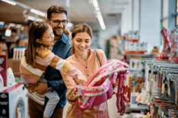 australian family shopping for school supplies 2023