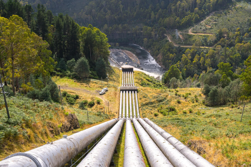Pipes for hydro power plant