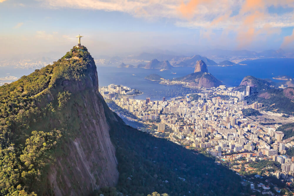 Aerial view of Rio de Janeiro, Brazil