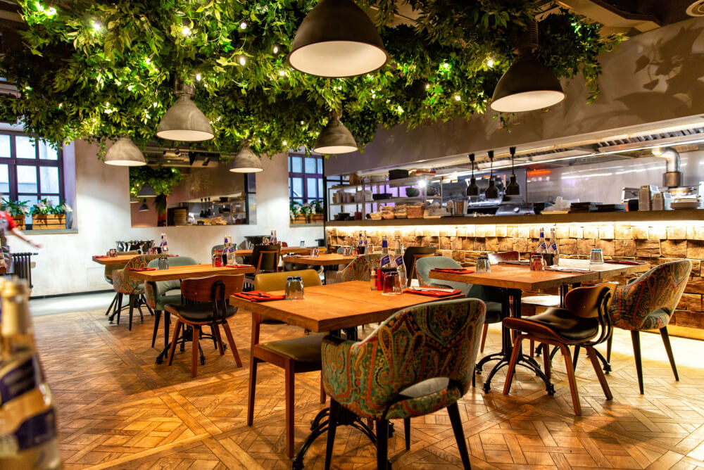 Restaurant with a business energy plan