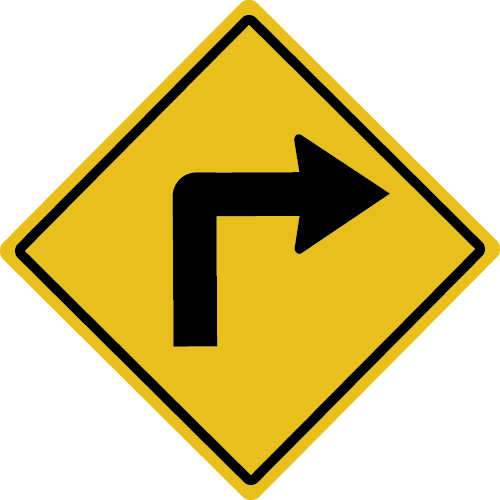 Road sharp corner 