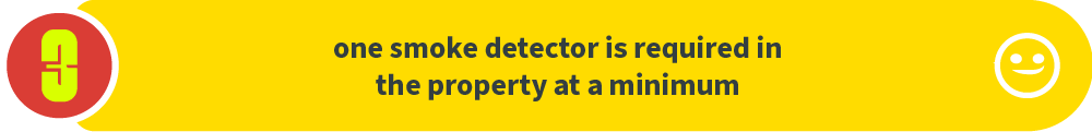 A score of 3 was given to countries where one smoke detector is required in the property at a minimum.