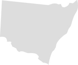 New South Wales NSW icon grey