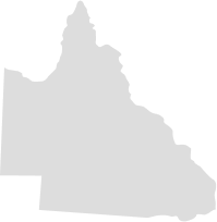 Queensland QLD icon grey
