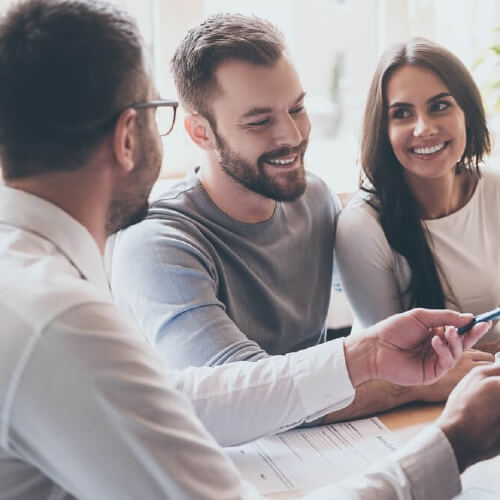 conveyancer working with couple clients