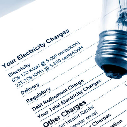 Business electricity bill