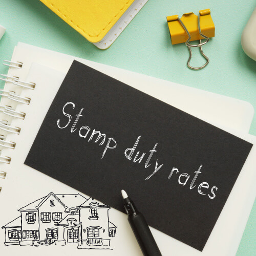 stamp duty rates written note VIC