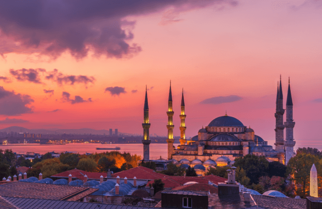 Turkiye sunset landscape