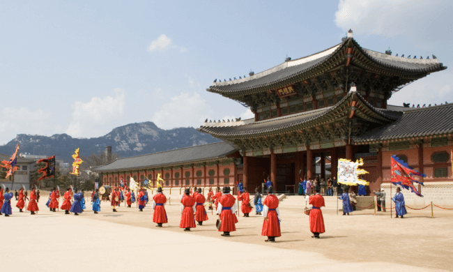 South Korea temple landscape