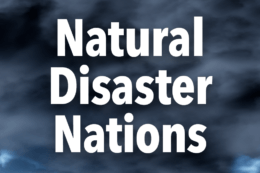 Natural Disaster Nations thumbnail with cloudy background