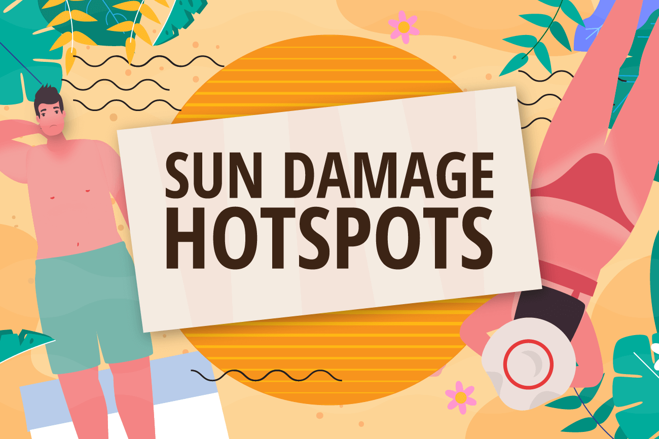 Sun damage hotspots around the world compare the market au