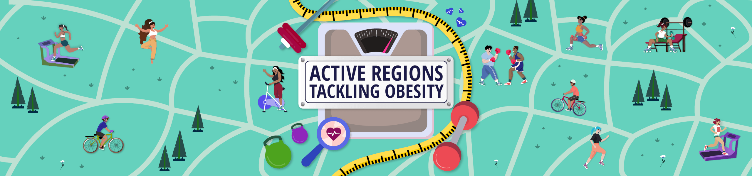 Active Regions Tackling Obesity
