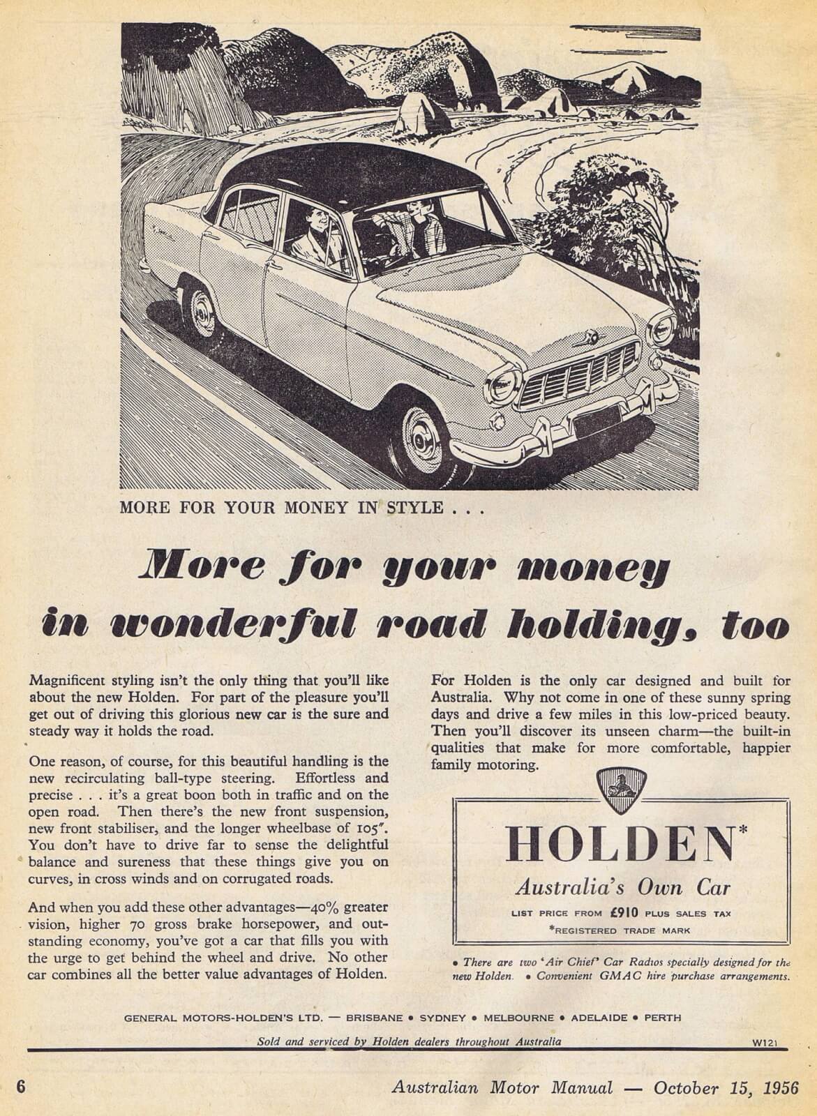 Australian Motor Manual from 15 October 1956