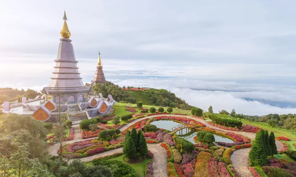 Doi Inthanon Mountain in Chiang Mai Thailand