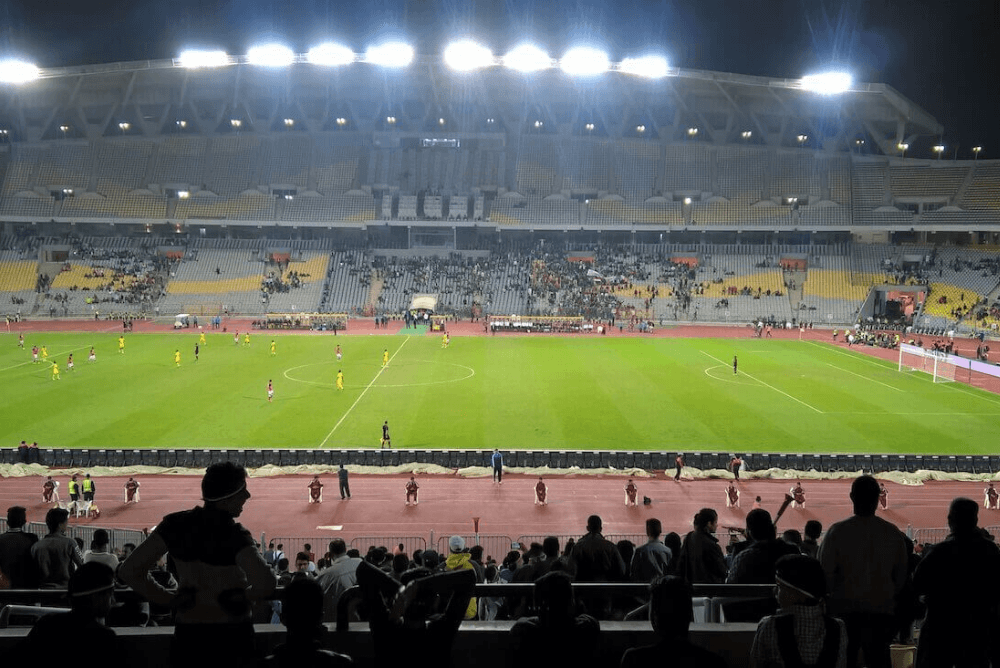 9th largest soccer stadium Borg El Arab Stadium Alexandria Egypt thanks to Ben5218 on Wikimedia.org